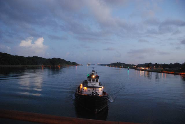 Gatun Lock approach channel